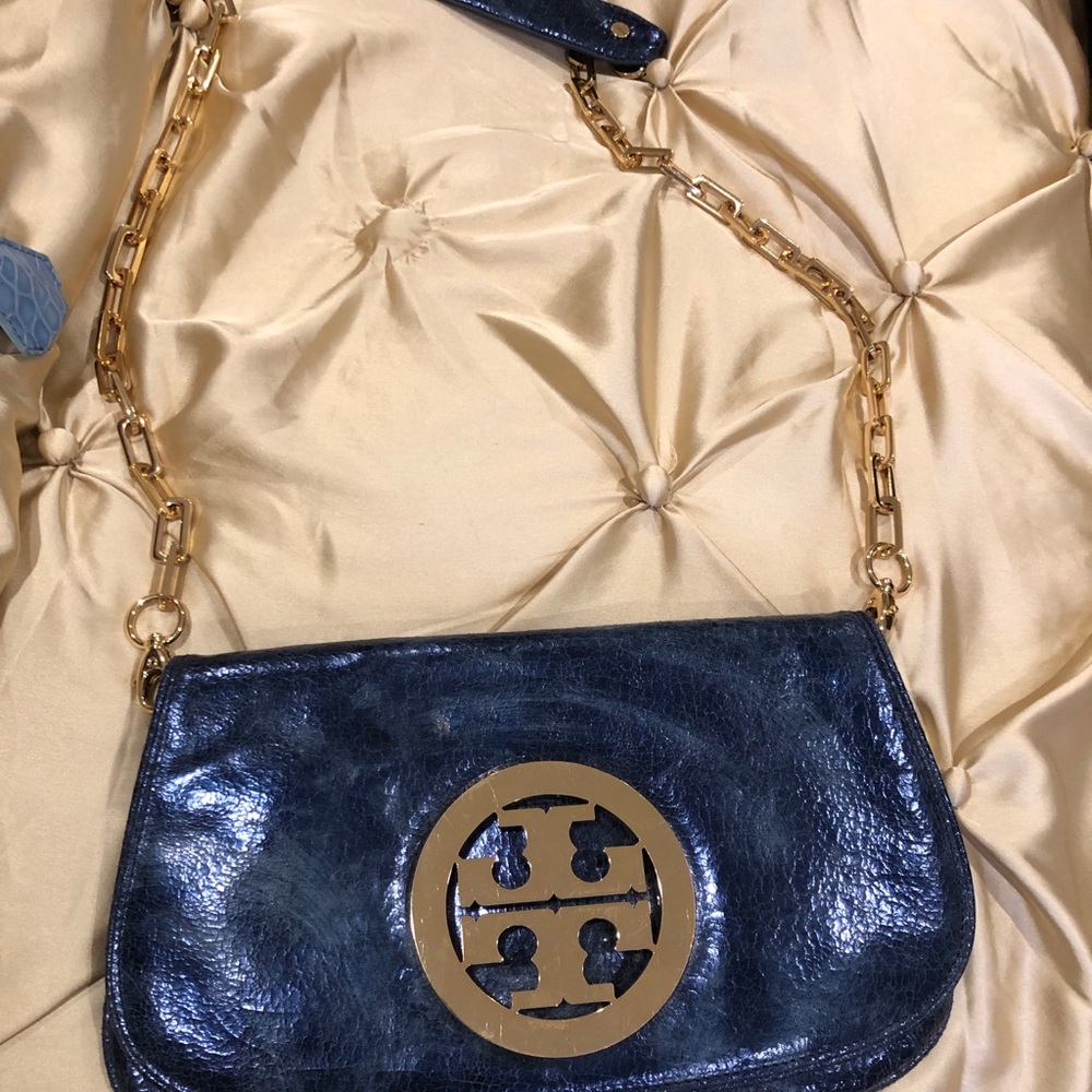 Tory Burch clutch with shoulder strap